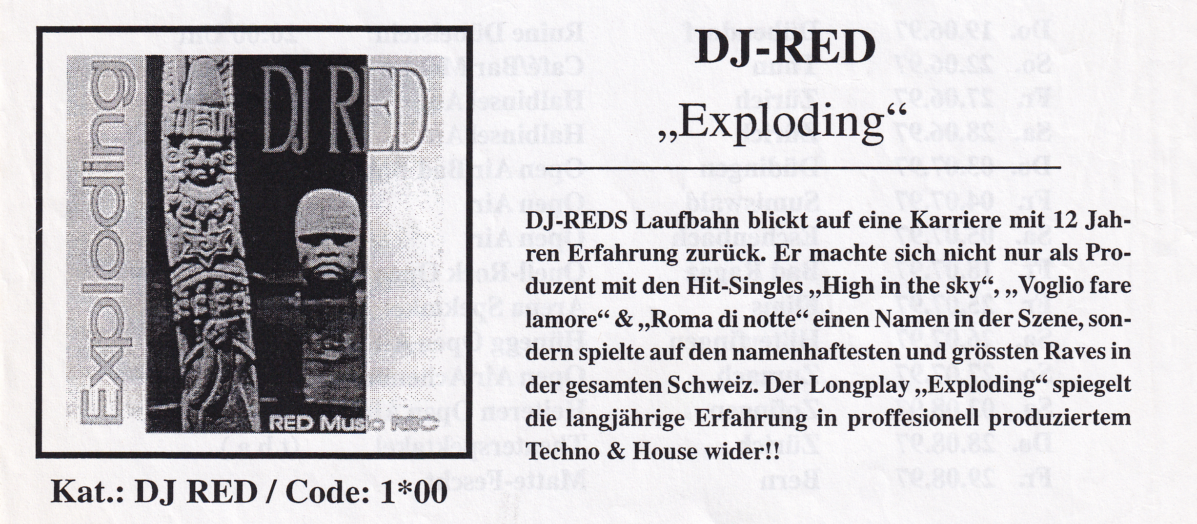 DJ RED im Studio